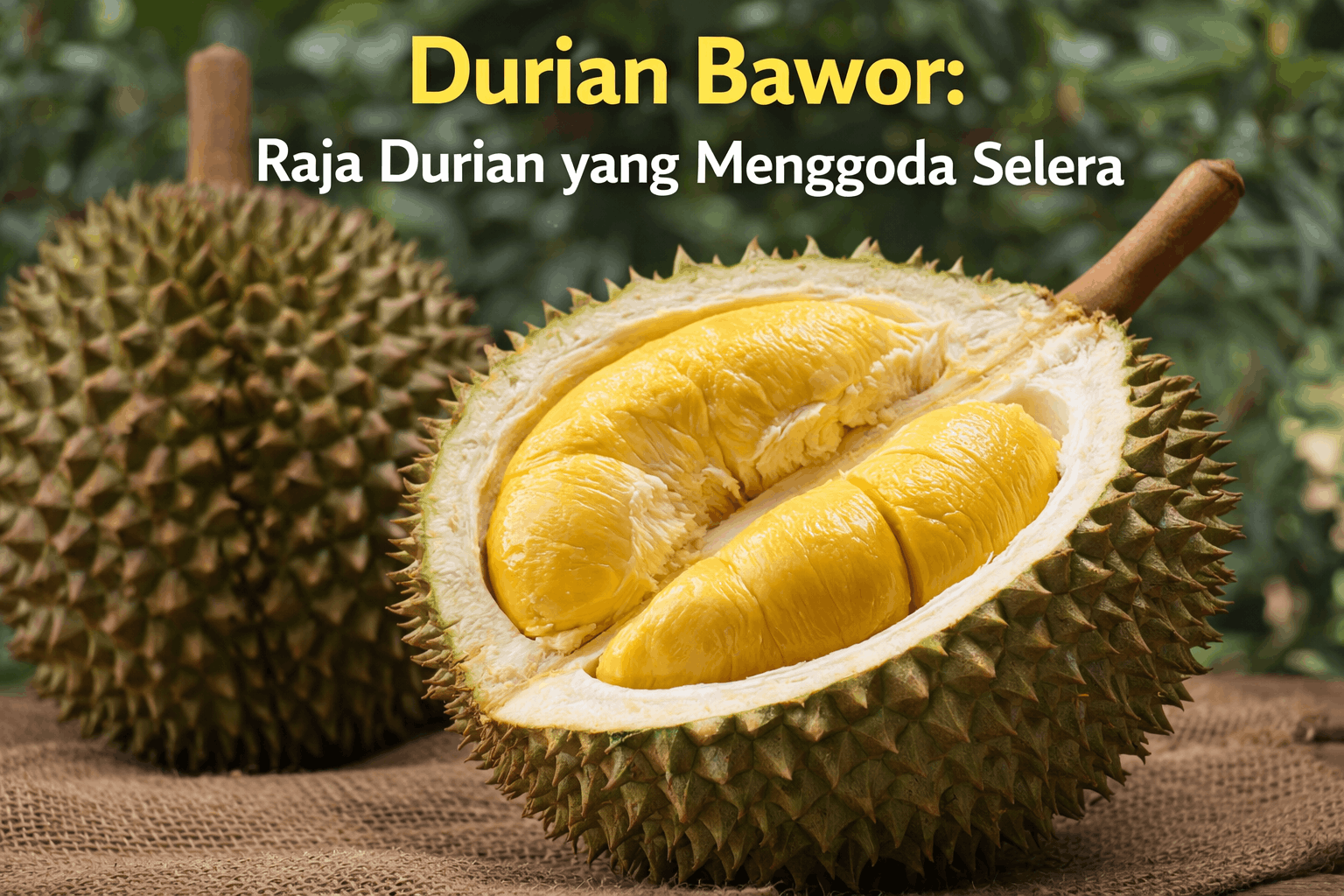 Durian Bawor Raja Durian yang Menggoda Selera